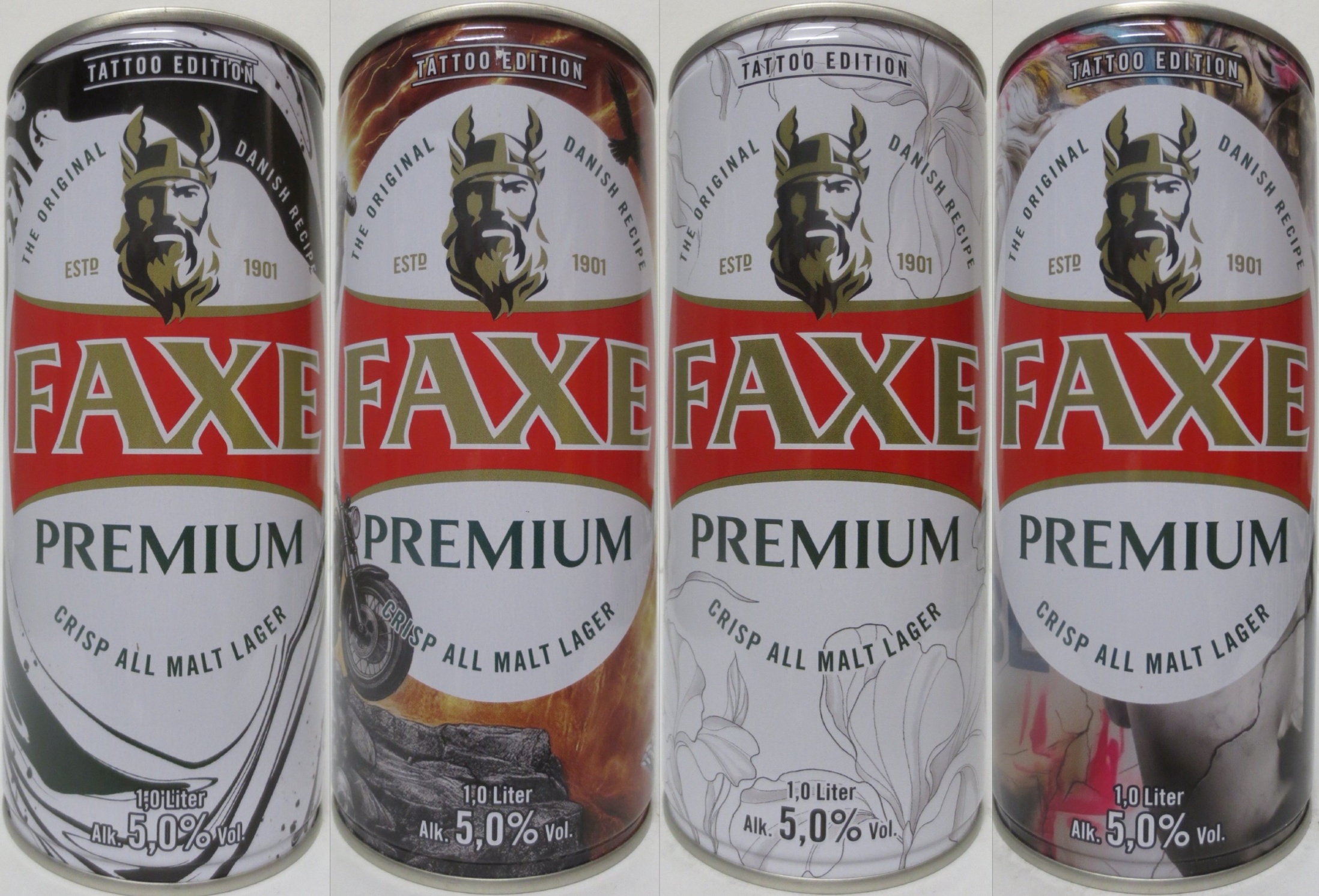 FAXE CRISP ALL MALT LAGER TATTOO EDITION (D) (100cl) Nr.1/4 