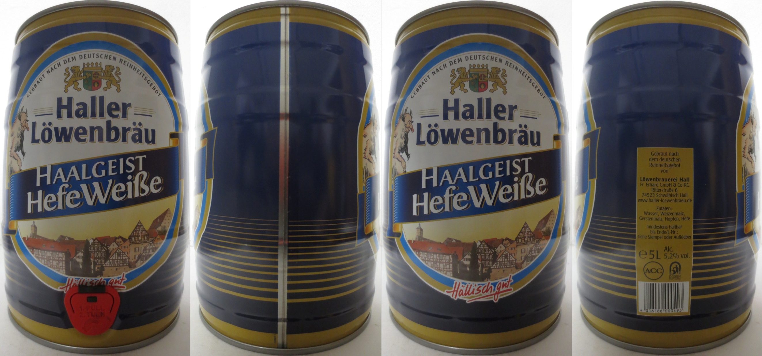 Haller Löwenbräu HAALGEIST Hefe Weiße (5L) Nr.1 
