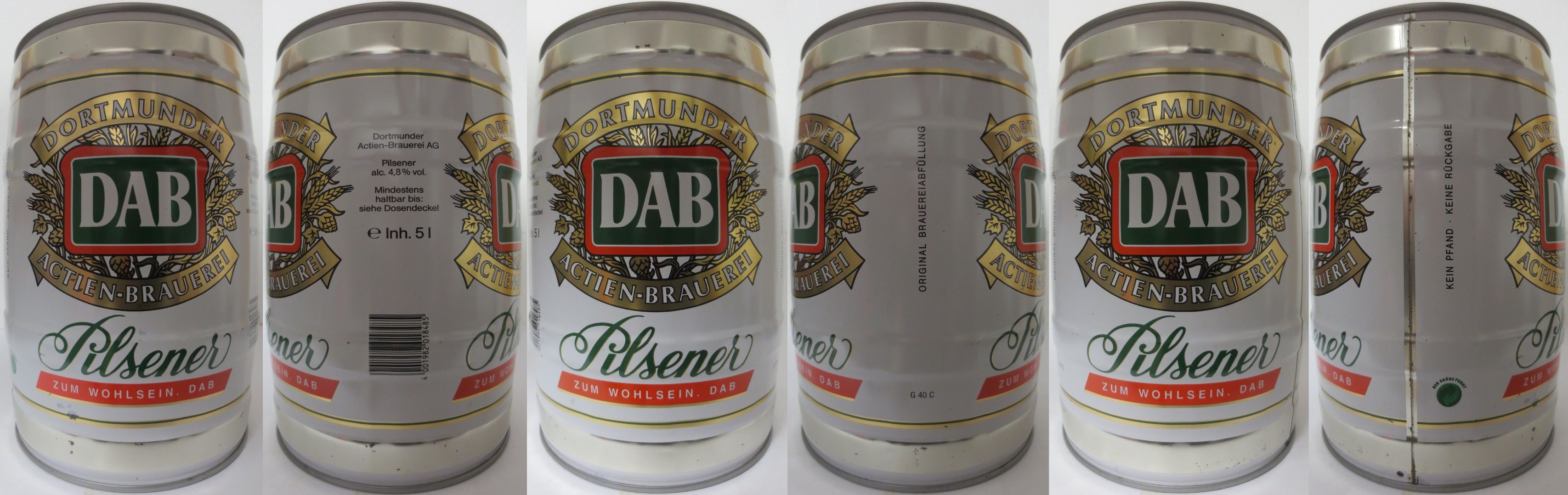 DAB Pilsener ZUM WOHLSEIN. DAB (5L) Nr.2 
