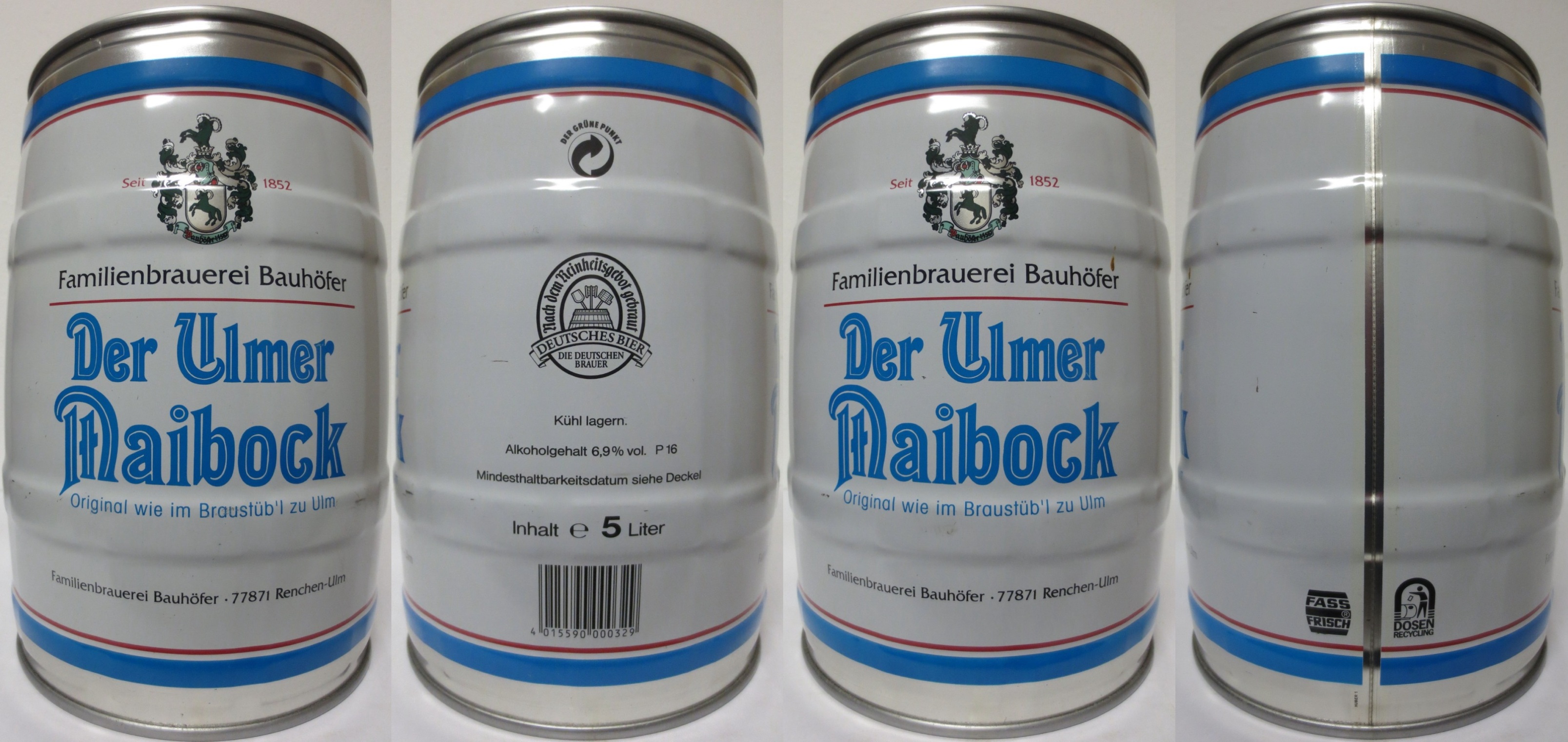 Der Ulmer Maibock Original wie im Braustüb´l zu Ulm (5L) Nr.2 