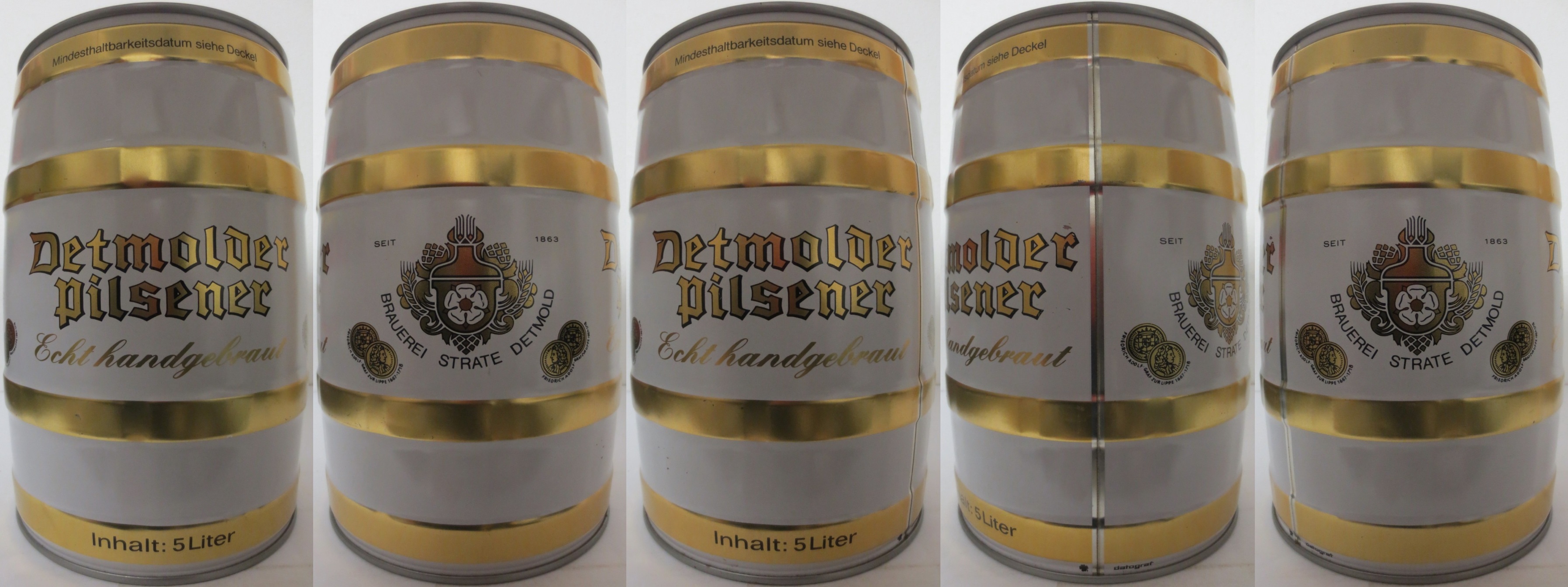 Detmolder Pilsener Echt handgebraut (5L) Nr.3 