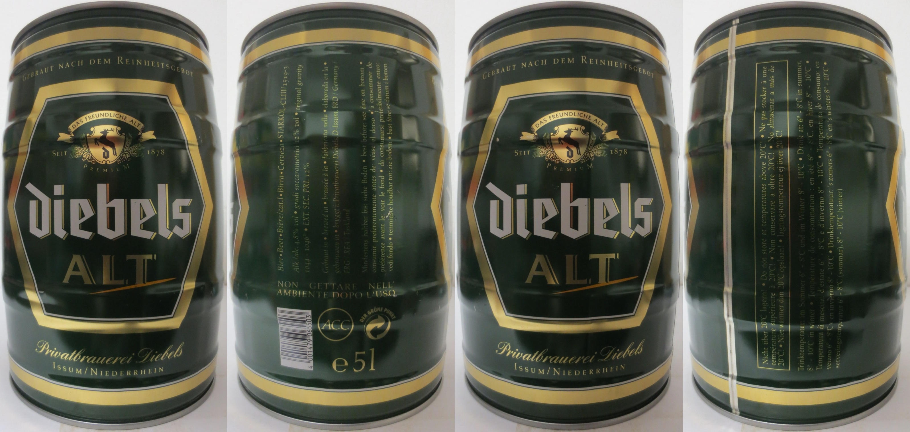 Diebels ALT Privatbrauerei Diebels ISSUM - NIEDERRHEIN (5L) Nr.1