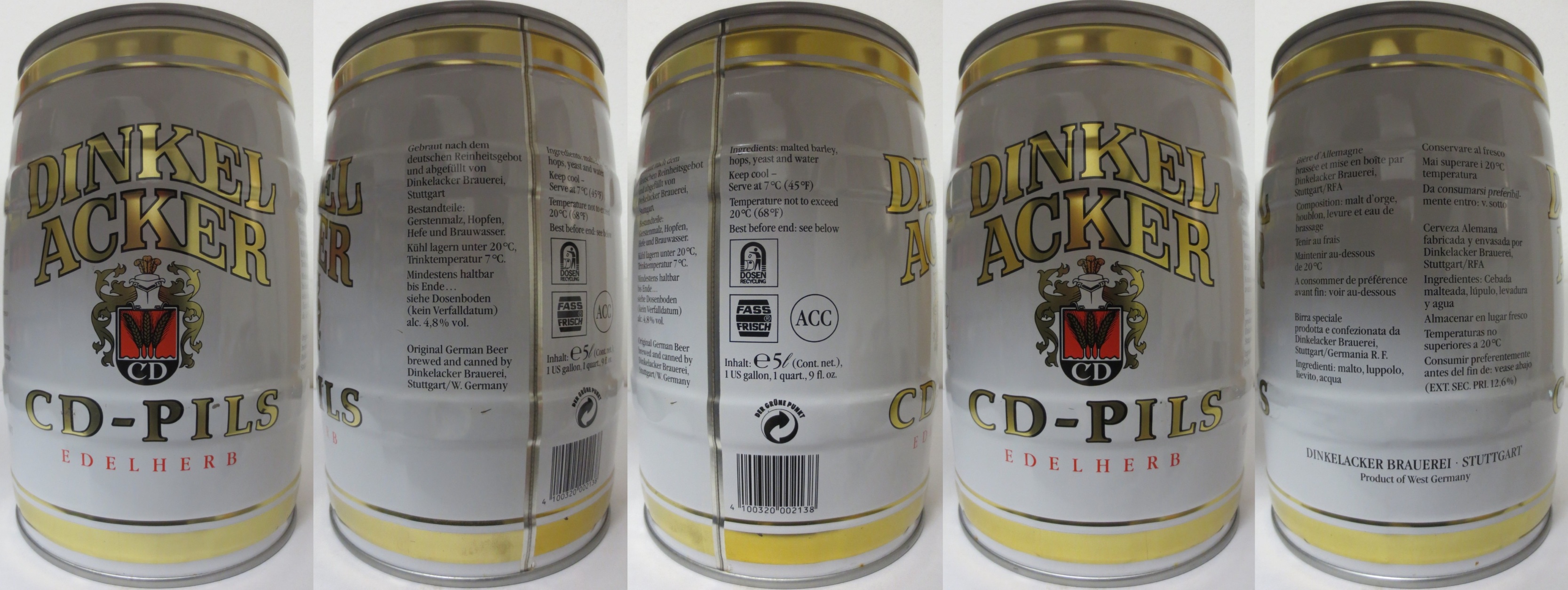 DINKEL ACKER CD-PILS EDELHERB (5L) Nr.1 