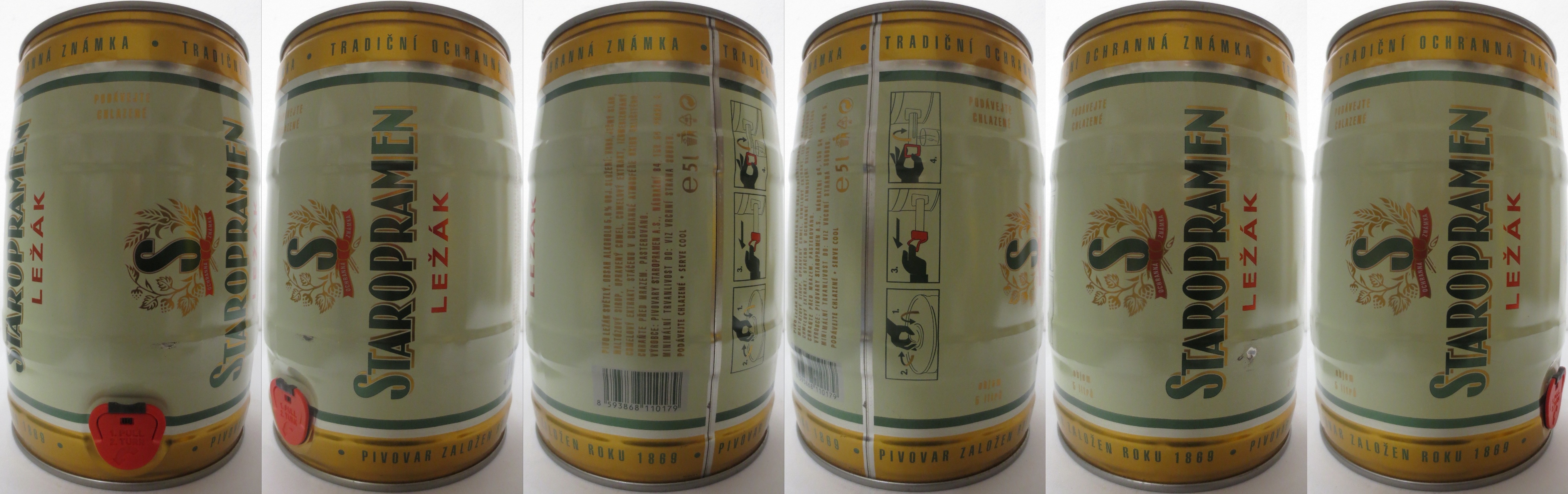 STAROPRAMEN LEŽÁK (5L) č.5 cb 