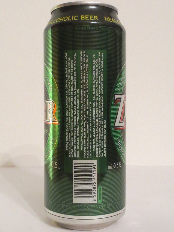 ZUBR Free č.1 (50cl) (B/O)