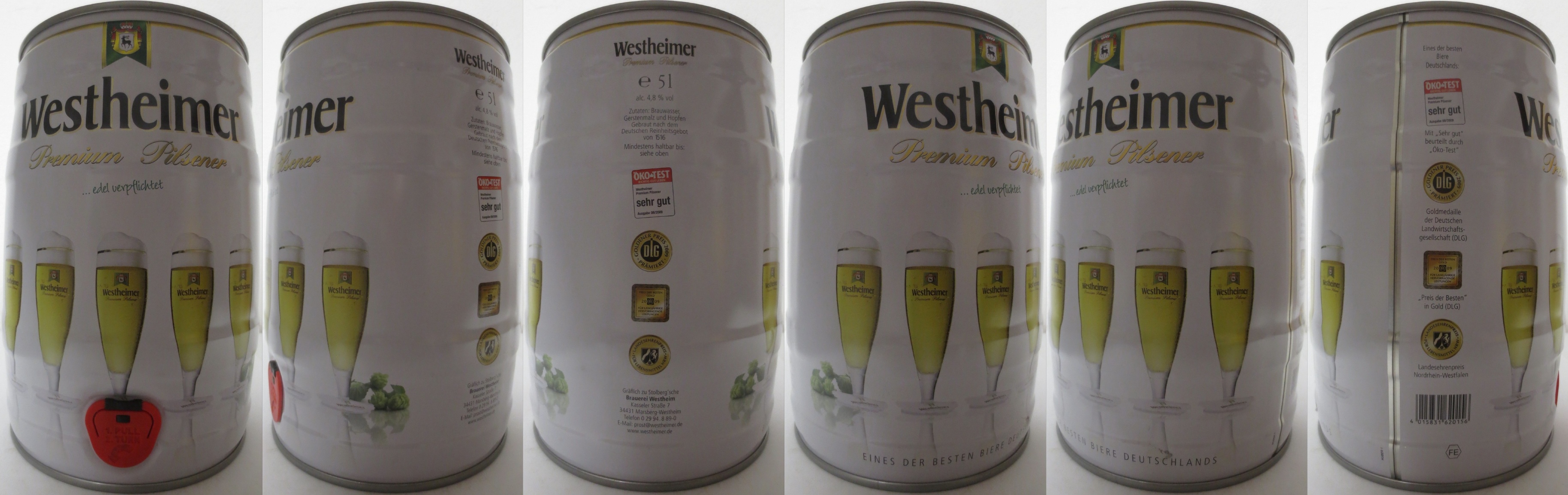 Westheimer Premium Pilsener ...edel verplichtet (5L) Nr.1