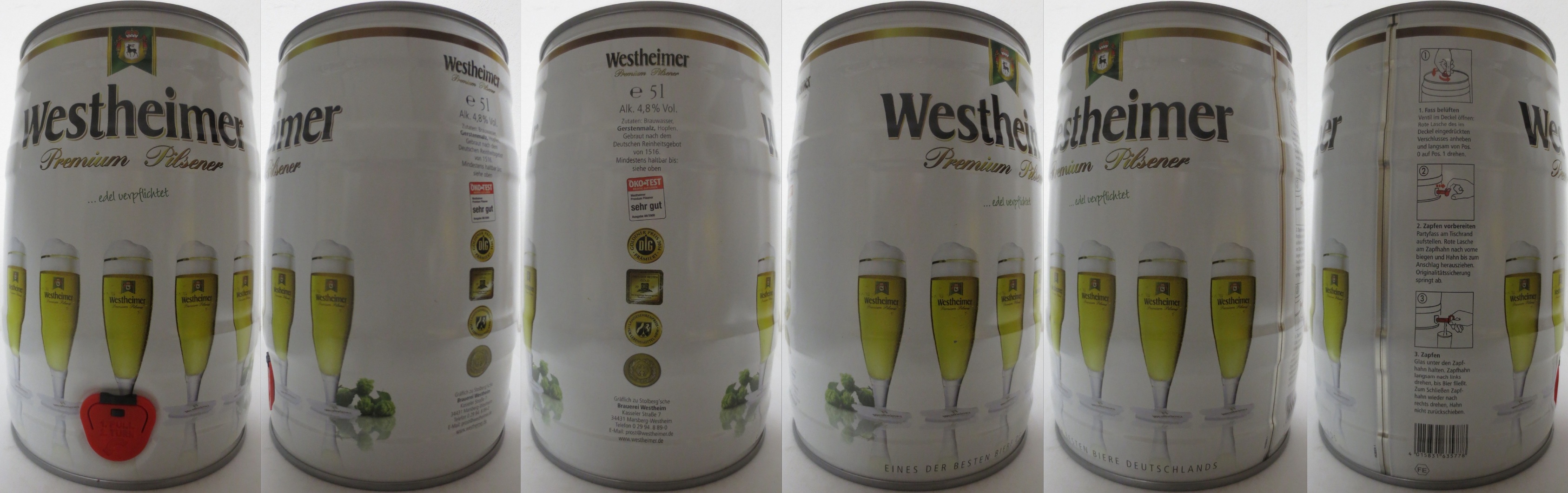 Westheimer Premium Pilsener ...edel verplichtet (5L) Nr.2 