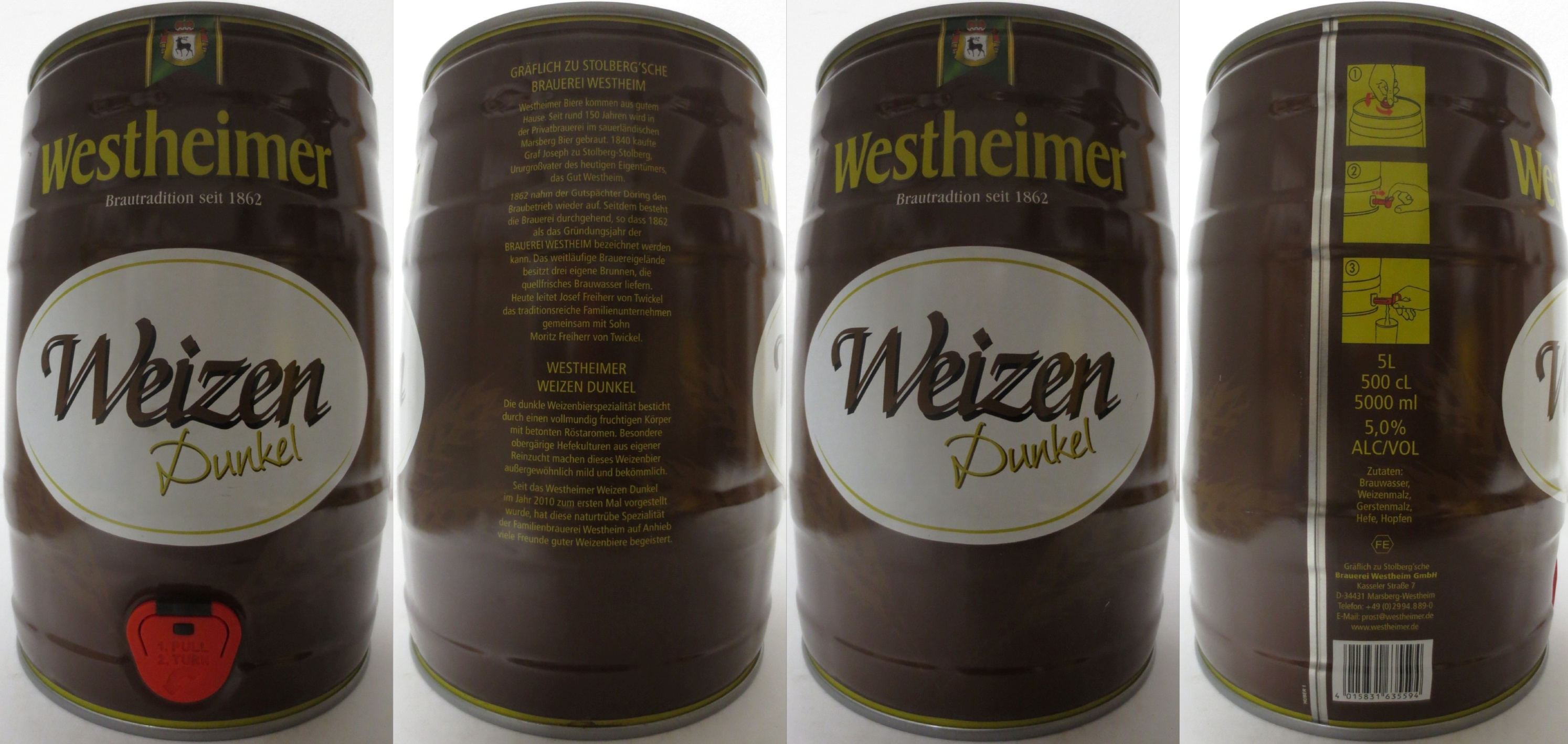 Westheimer Weizen Dunkel (5L) Nr.1 