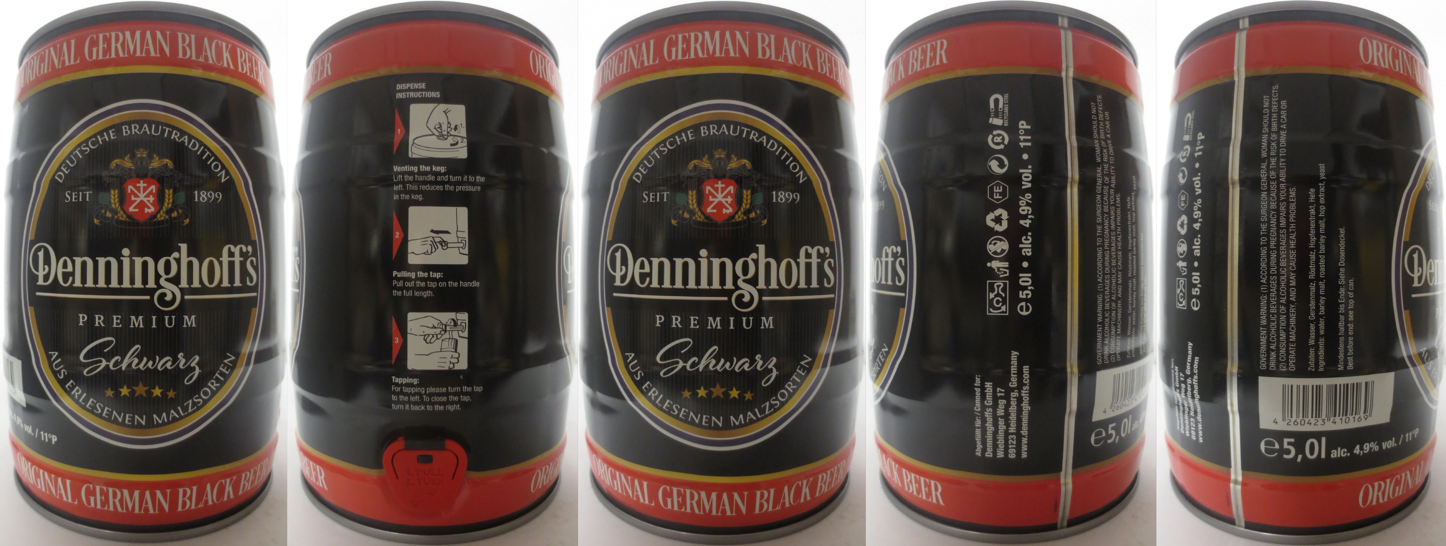 Denninghoff´s PREMIUM Schwarz (5L) Nr.2 
