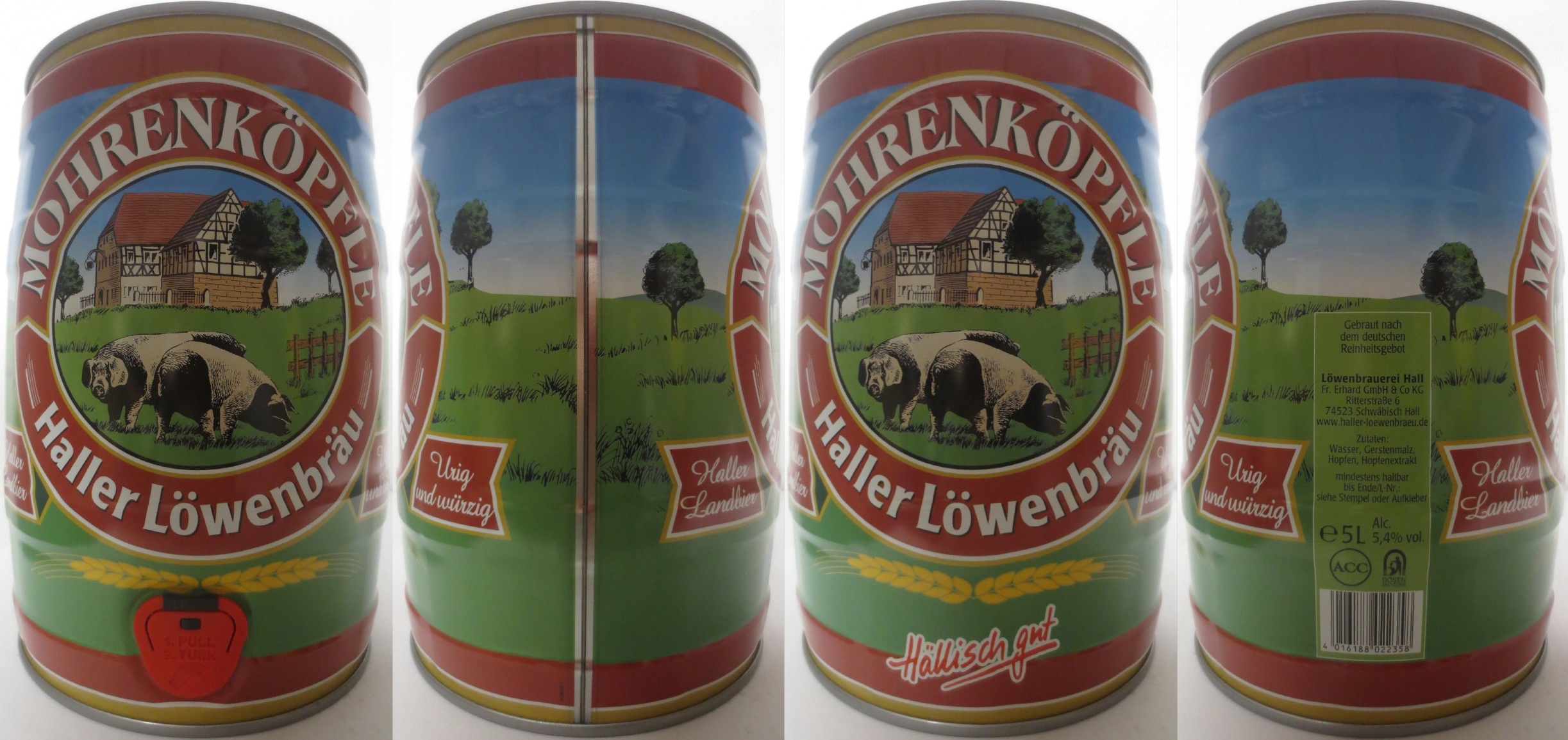 Haller Löwenbräu MOHRENKÖPFLE (5L) Nr.2 