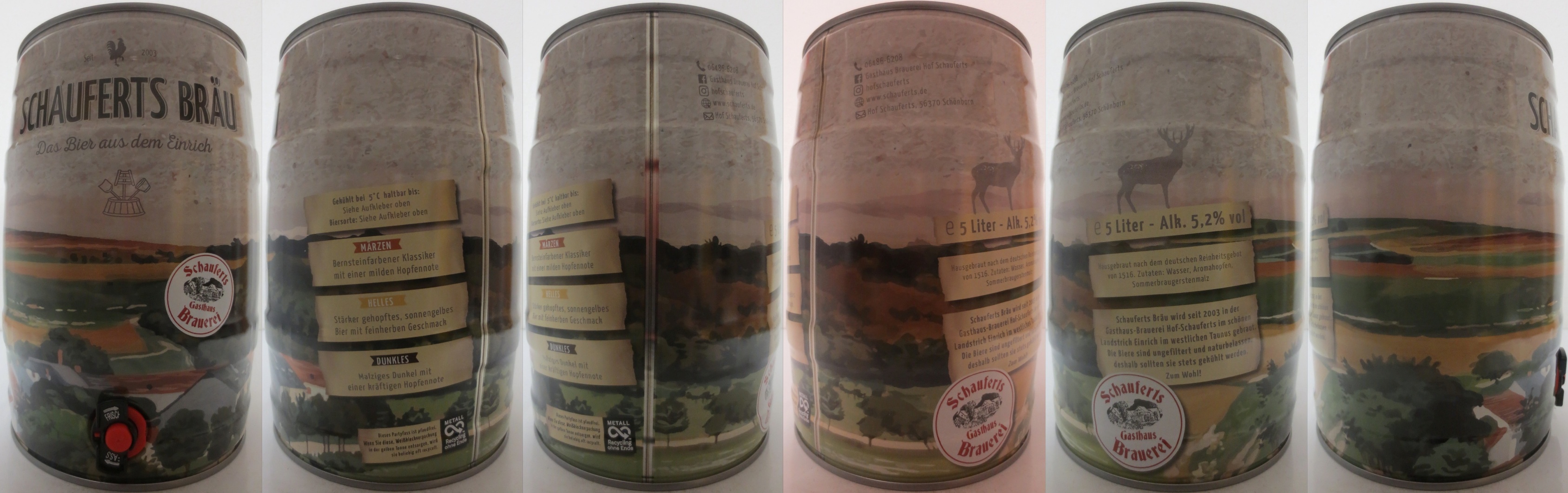 SCHAUFERTS BRÄU Das Bier aus dem Einrich (5L) Nr.2