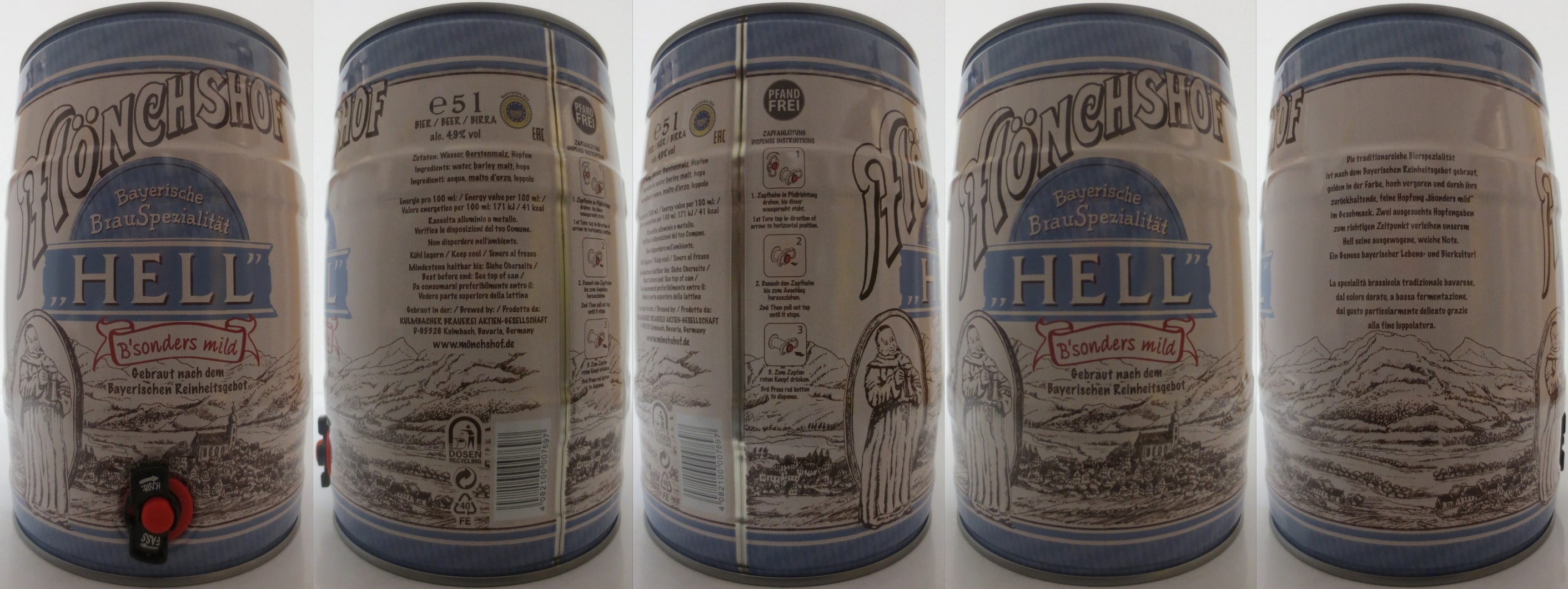 MÖNCHSHOF HELL B´sonders mild (5L) Nr.2