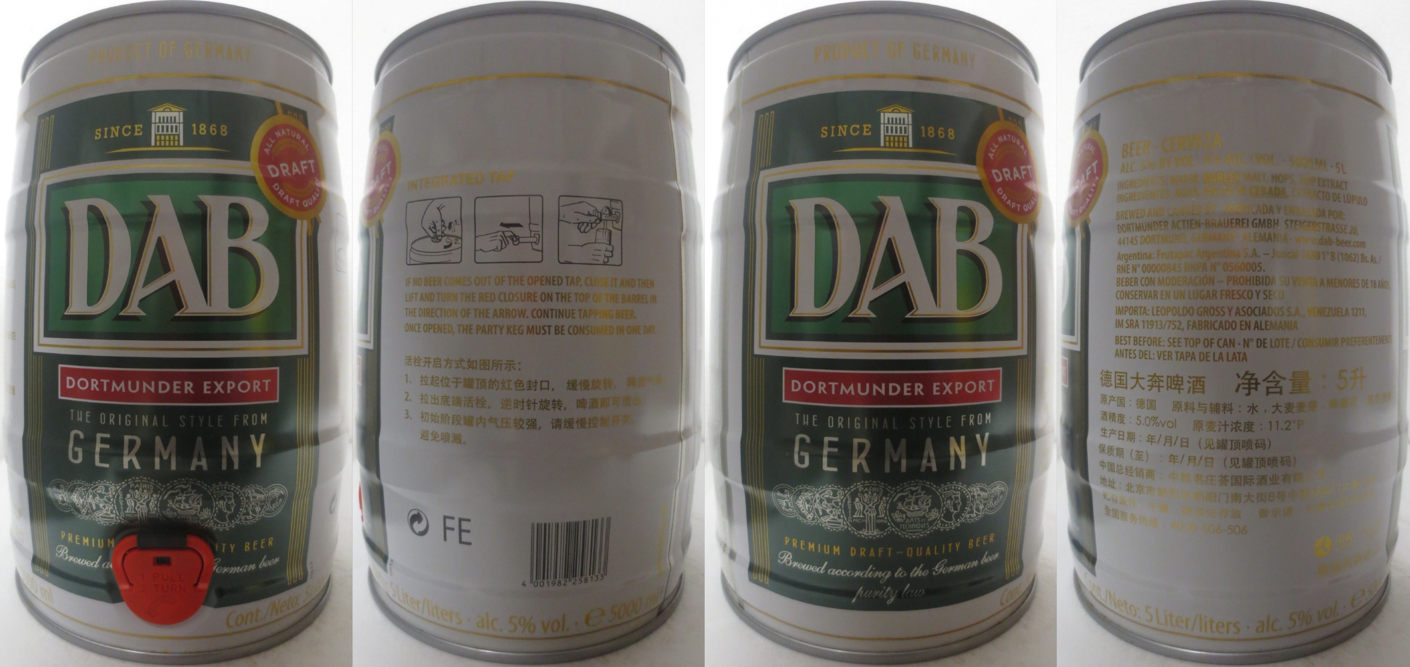 DAB DORTMUNDER EXPORT THE ORIGINAL STYLE FROM GERMANY (5L) Nr.2 