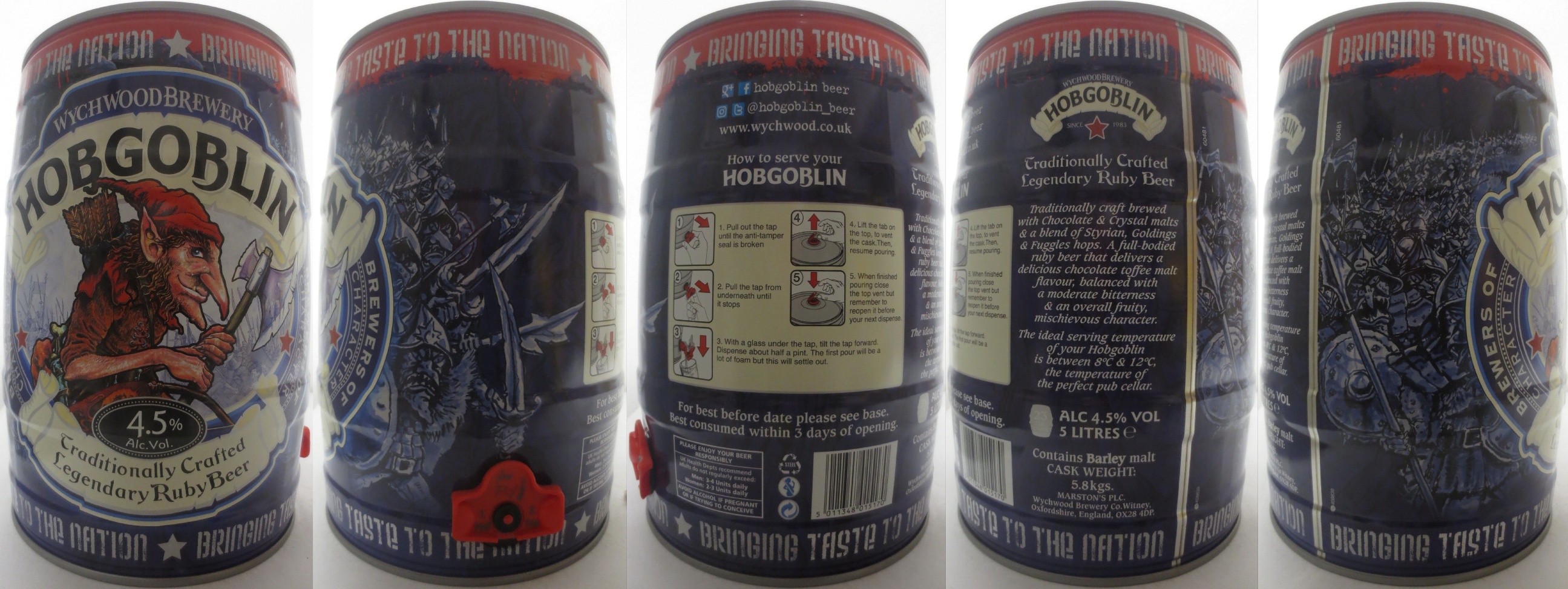 WYCHWOOD BREWERY HOBGOBLIN (5L) Nr.4 