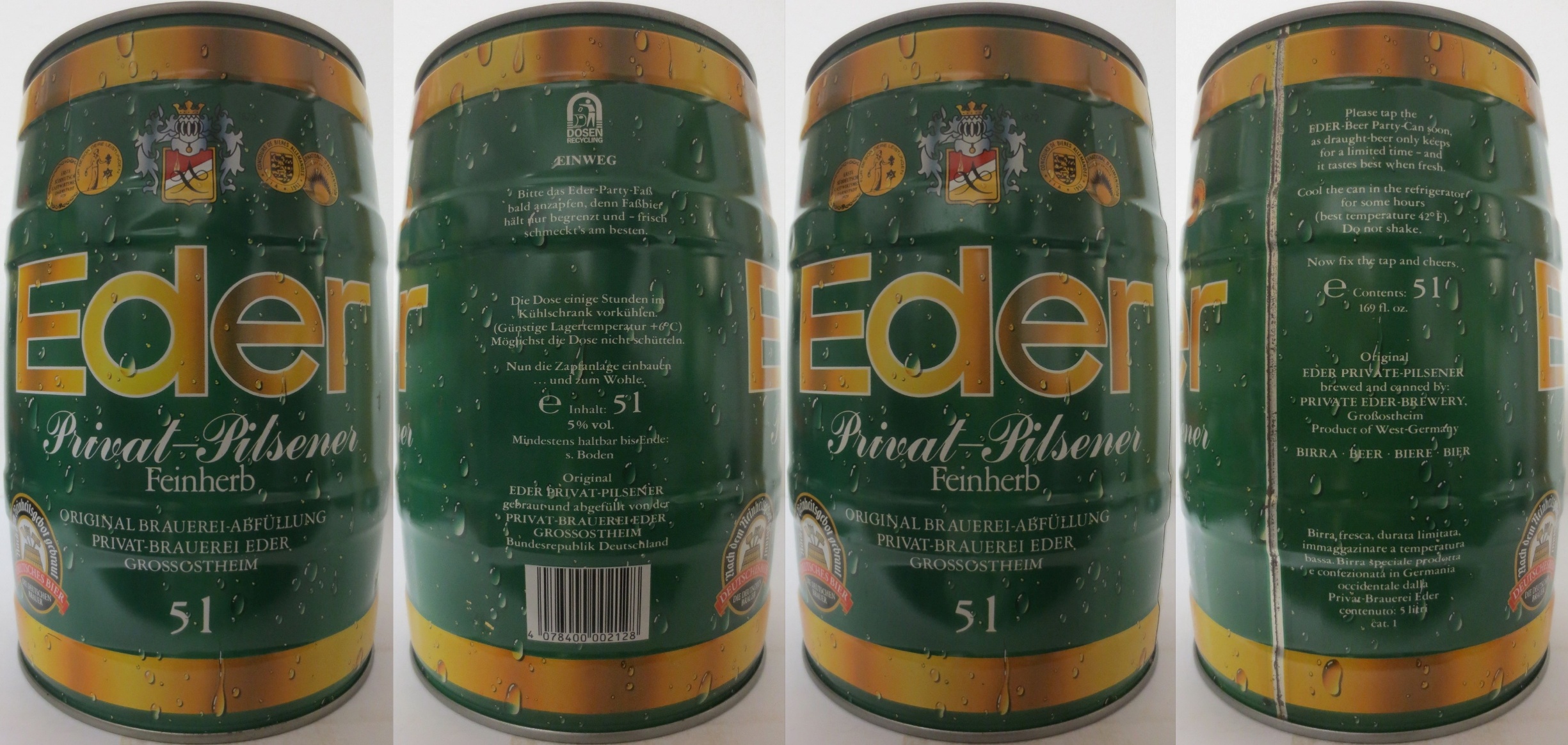 Eder Privat-Pilsener Feinherb (5L) Nr.2 