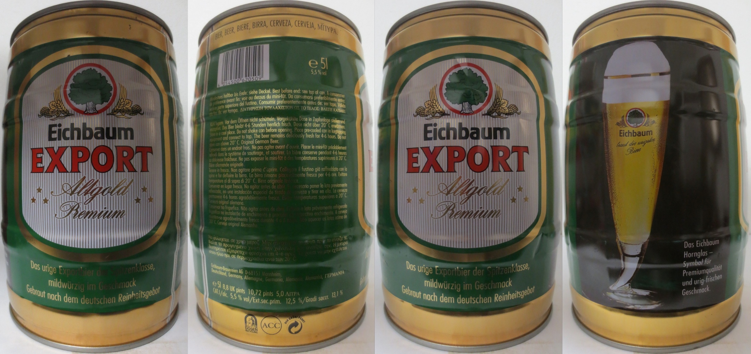 Eichbaum EXPORT Altgold Premium (5L) Nr.1 