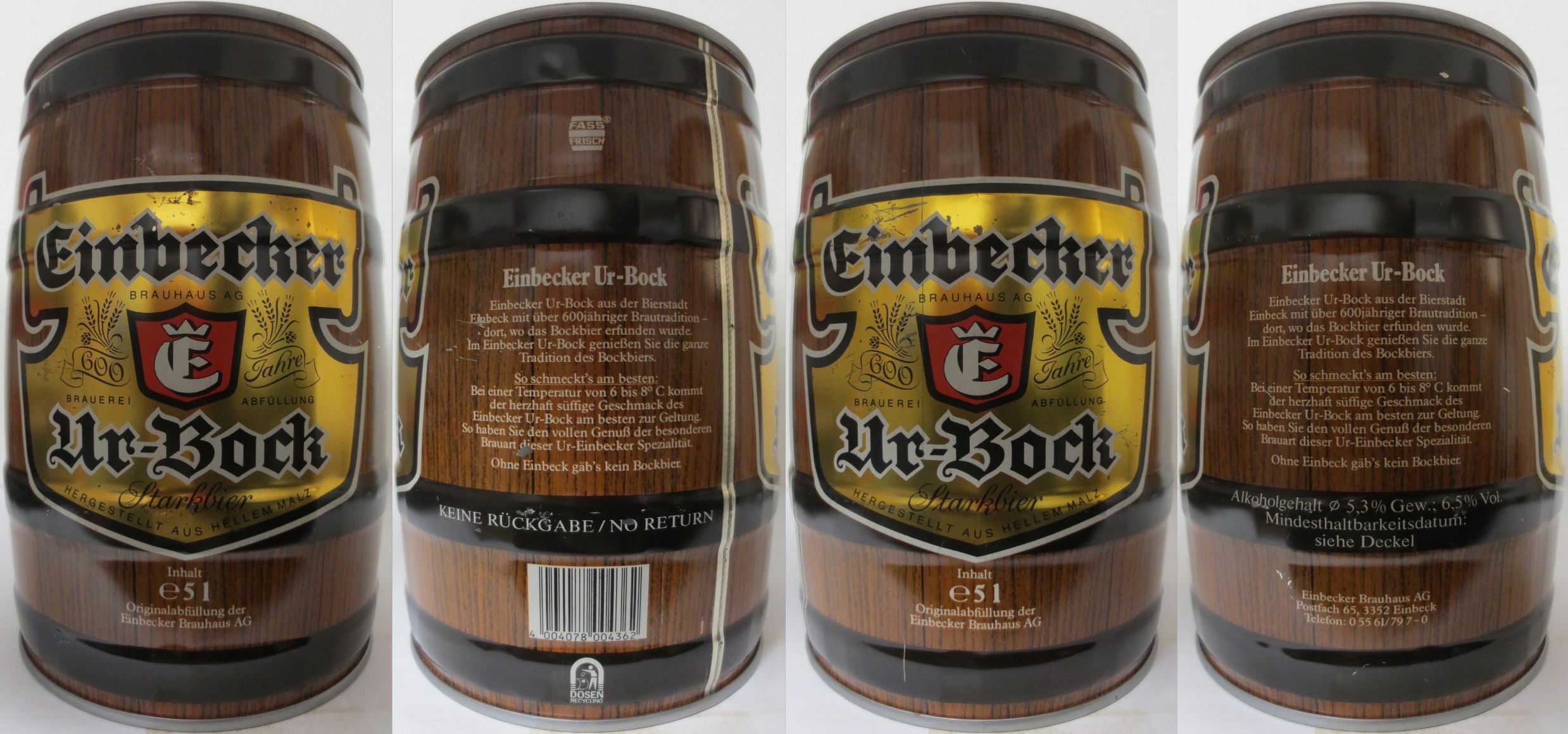 Einbecker Ur-Bock (5L) Nr.1 
