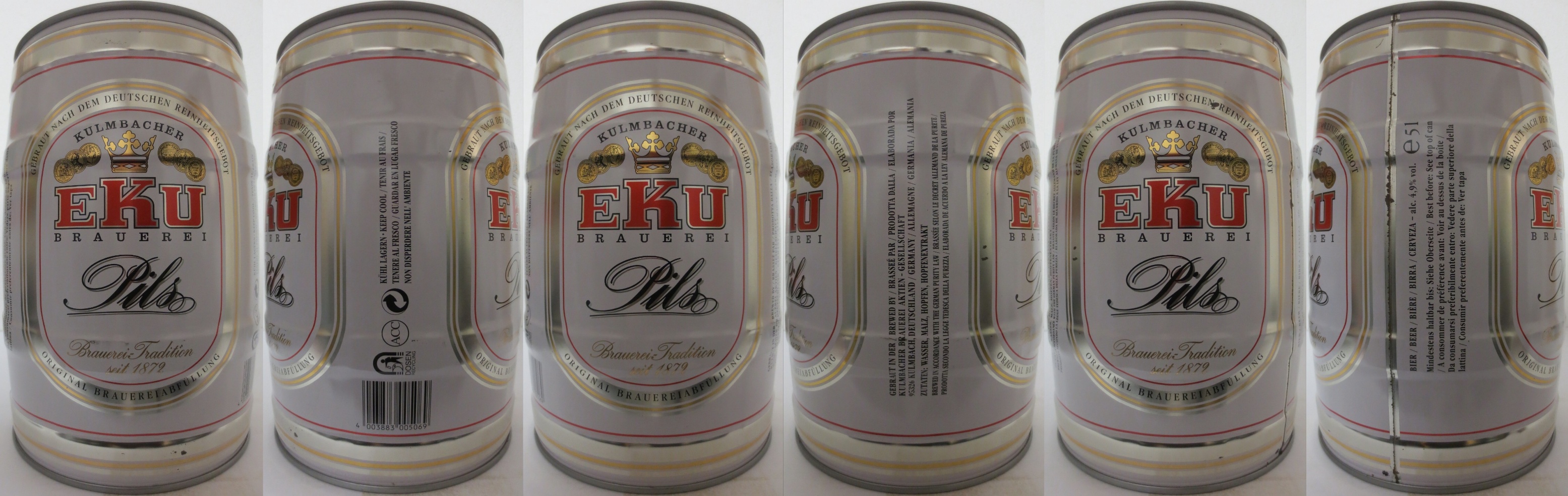EKU BRAUEREI Pils (5L) Nr.1