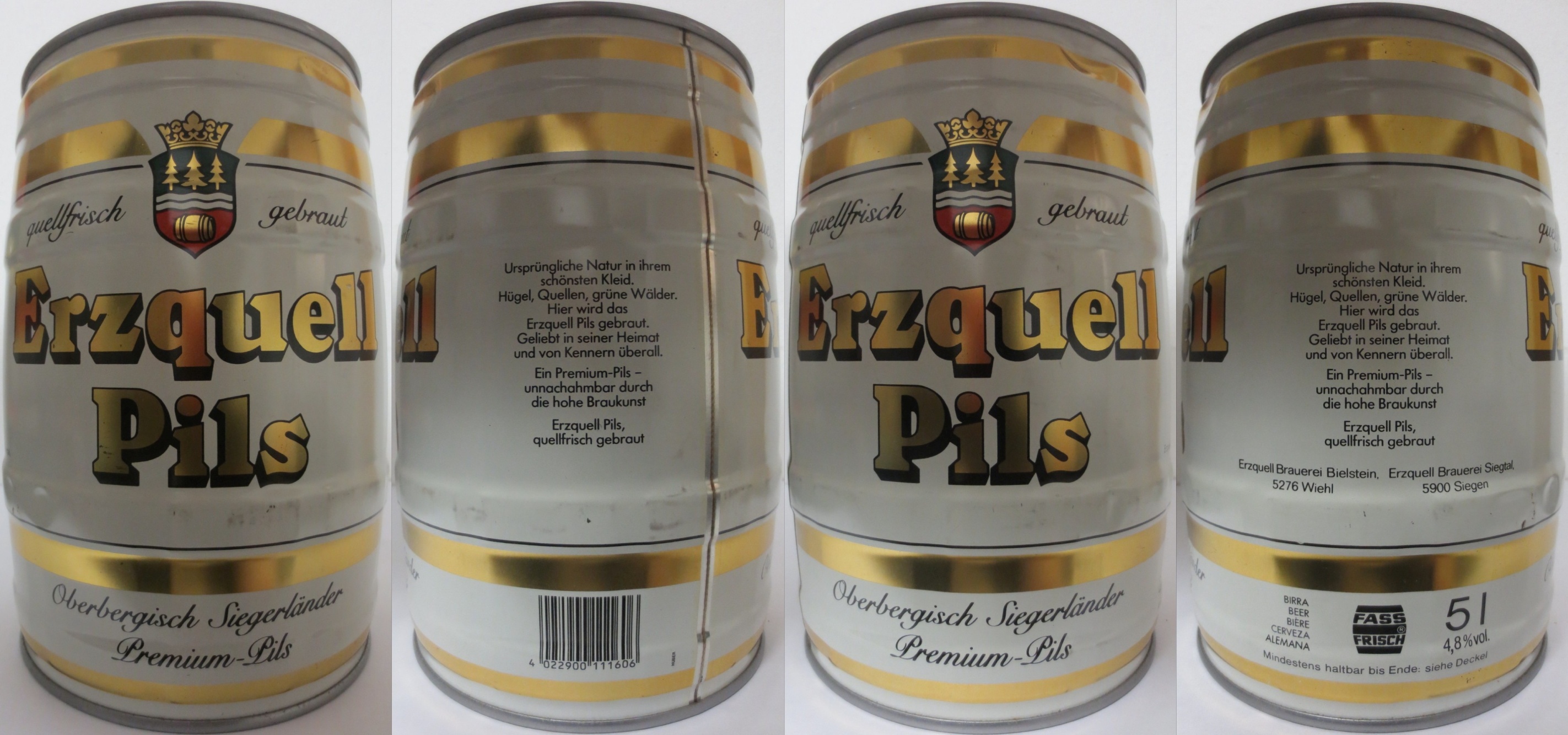 Erzquell Pils Oberbergisch Siegerländer Premium-Pils (5L) Nr.1