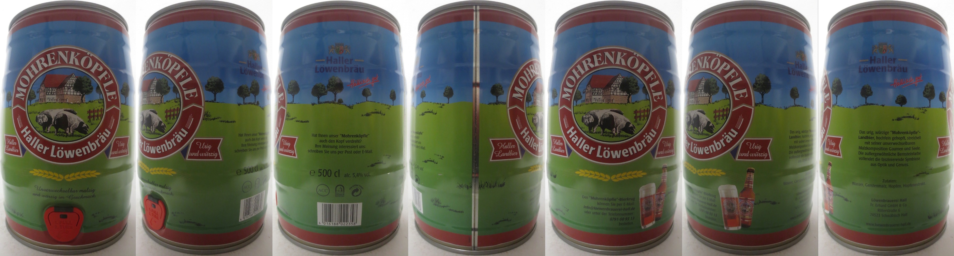 Haller Löwenbräu MOHRENKÖPFLE (5L) Nr.3 