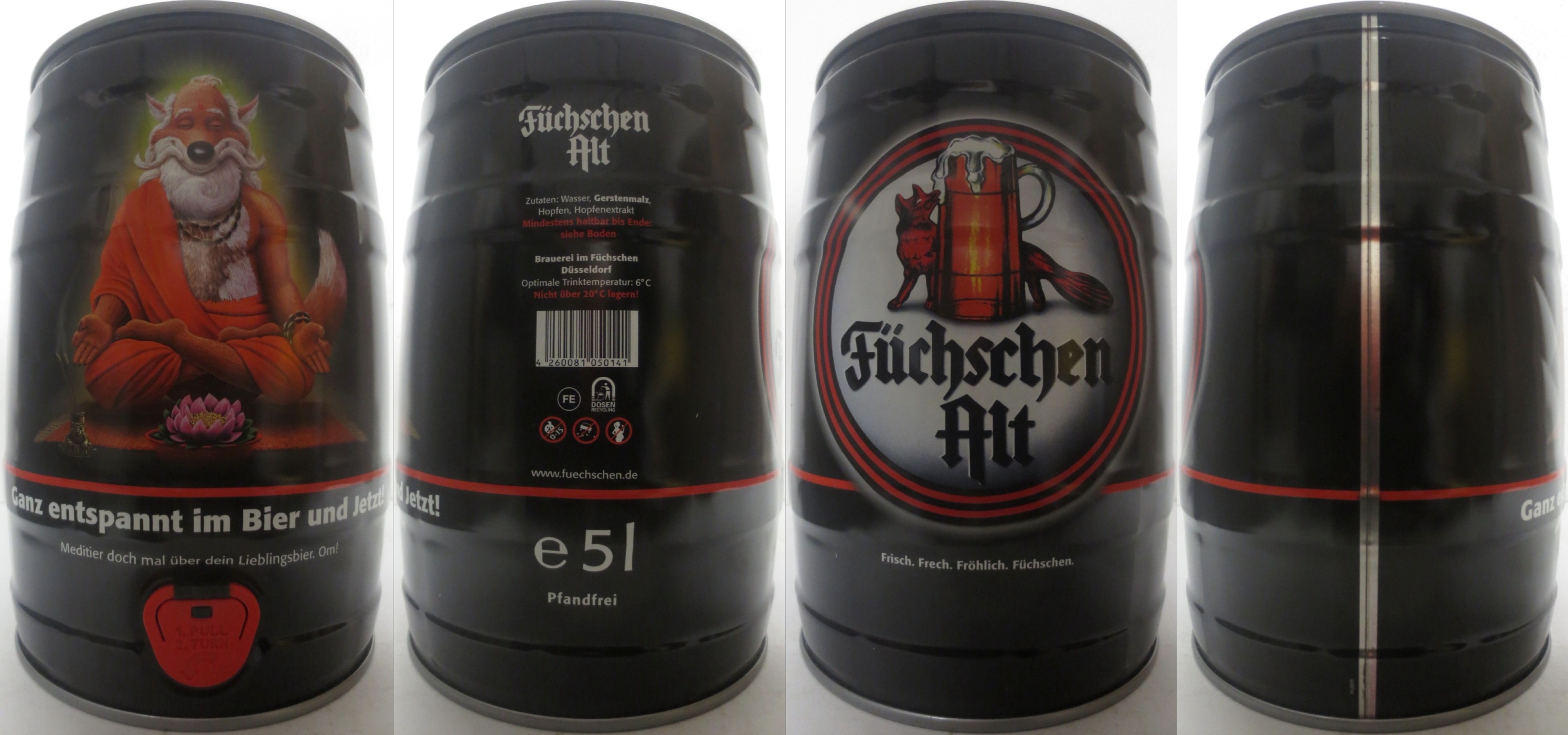 Füchschen Alt Ganz entspannt im Bier und jetzt! Meditier doch mal über dein Lieblinsbier. Om! (5L) Nr.2