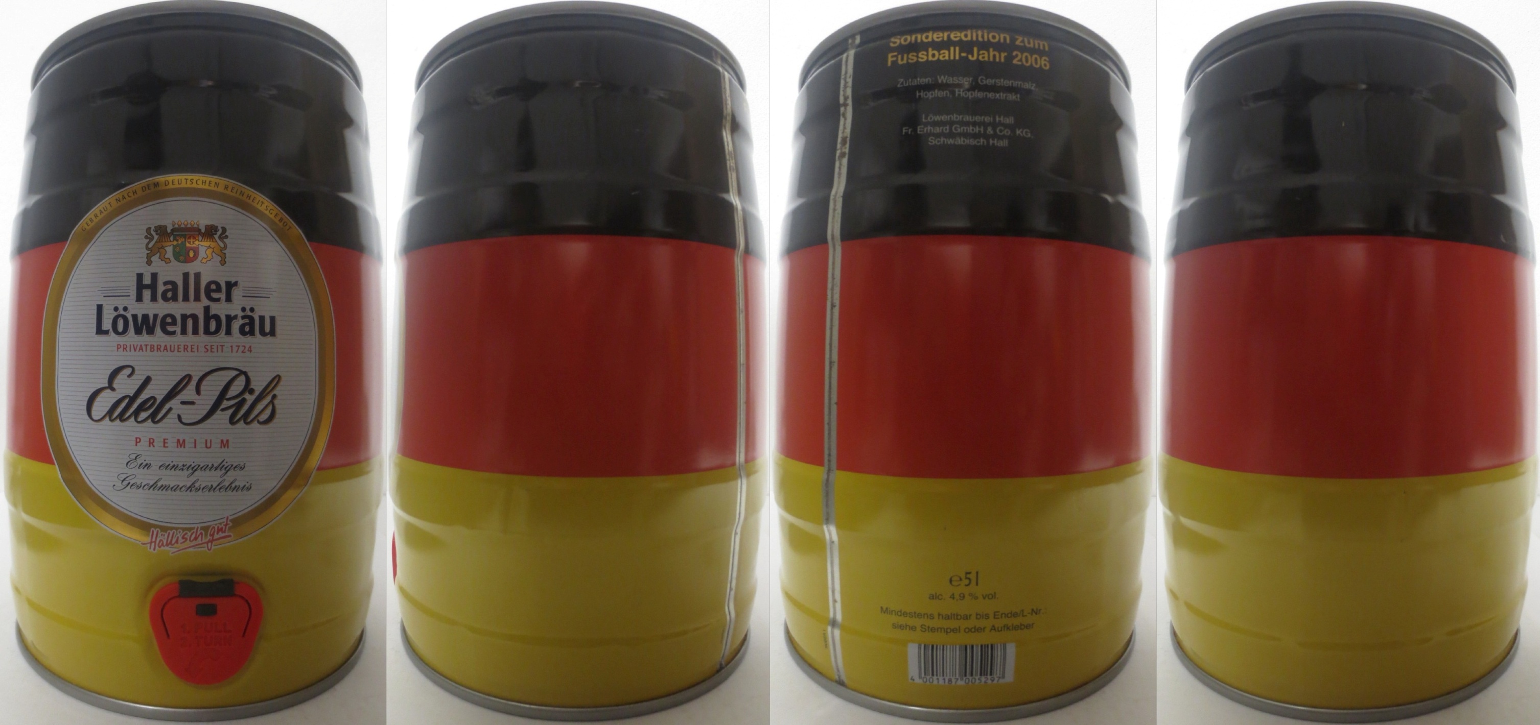 Haller Löwenbräu Edel-Pils PREMIUM Hällisch gut (5L) Nr.2 