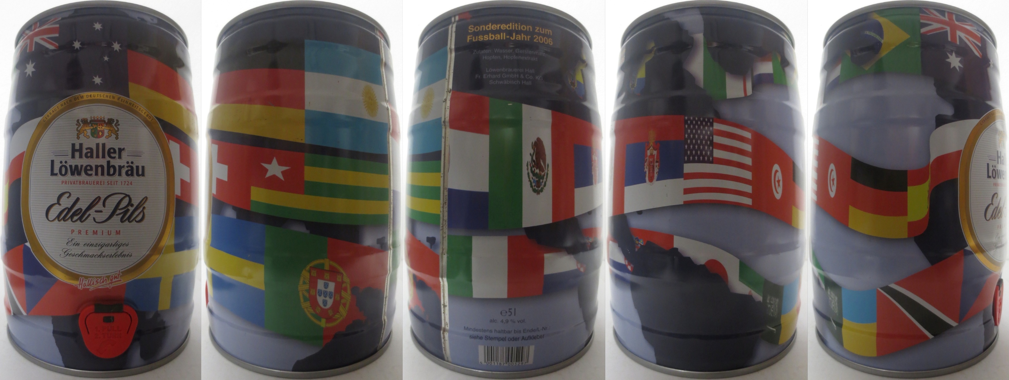 Haller Löwenbräu Edel-Pils PREMIUM Hällisch gut (5L) Nr.3 