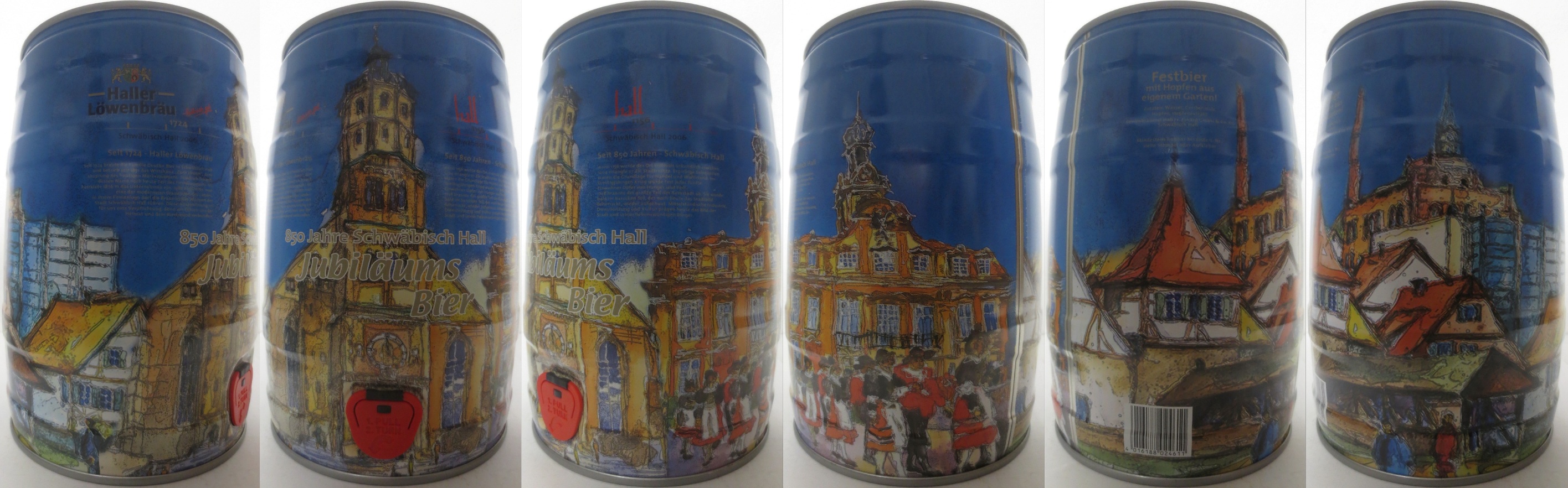 Haller Löwenbräu Festbier 850 Jahre Schwäbisch Hall Jubiläums Bier (5L) Nr.1 