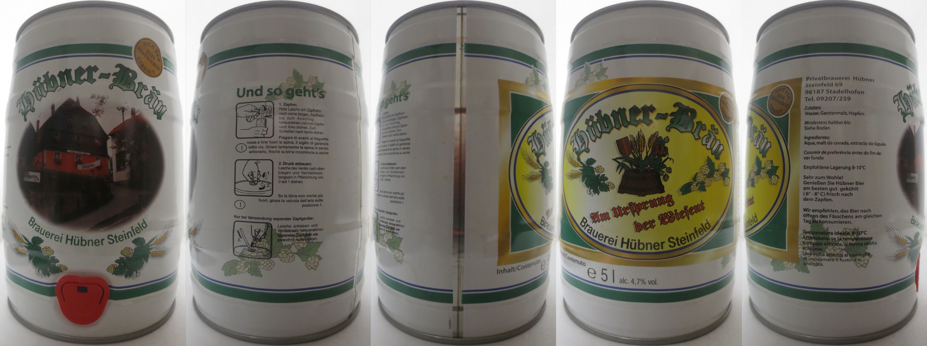 Hübner Brau Brauerei Hübner Steinfeld (5L) Nr.3