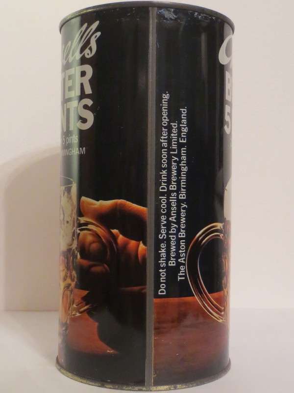 Ansells BITTER 5 PINTS 2.84 litres 5 pints BREWED IN BIRMINGHAM (284cl)