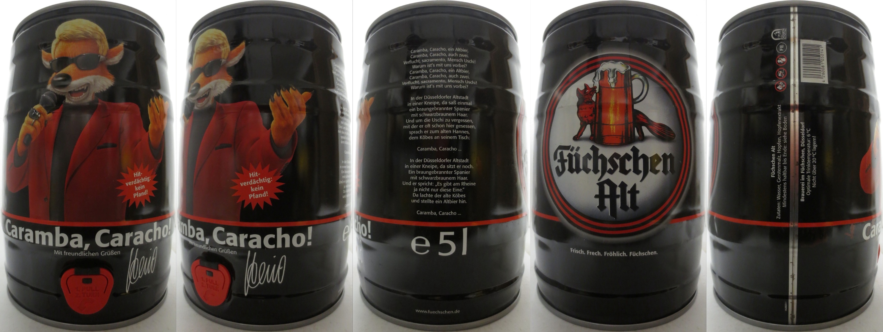 Füchschen Alt Caramba, Caracho! Mit freundlichen Grüßen (5L) Nr.1