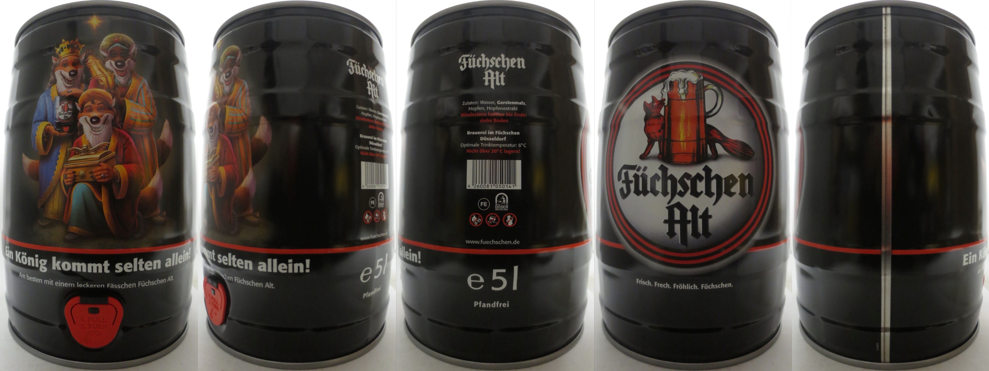 Füchschen Alt Ein König kommt selten allein! Am besten mit einem leckeren Fässchen Füchschen Alt. (5L) Nr.1 