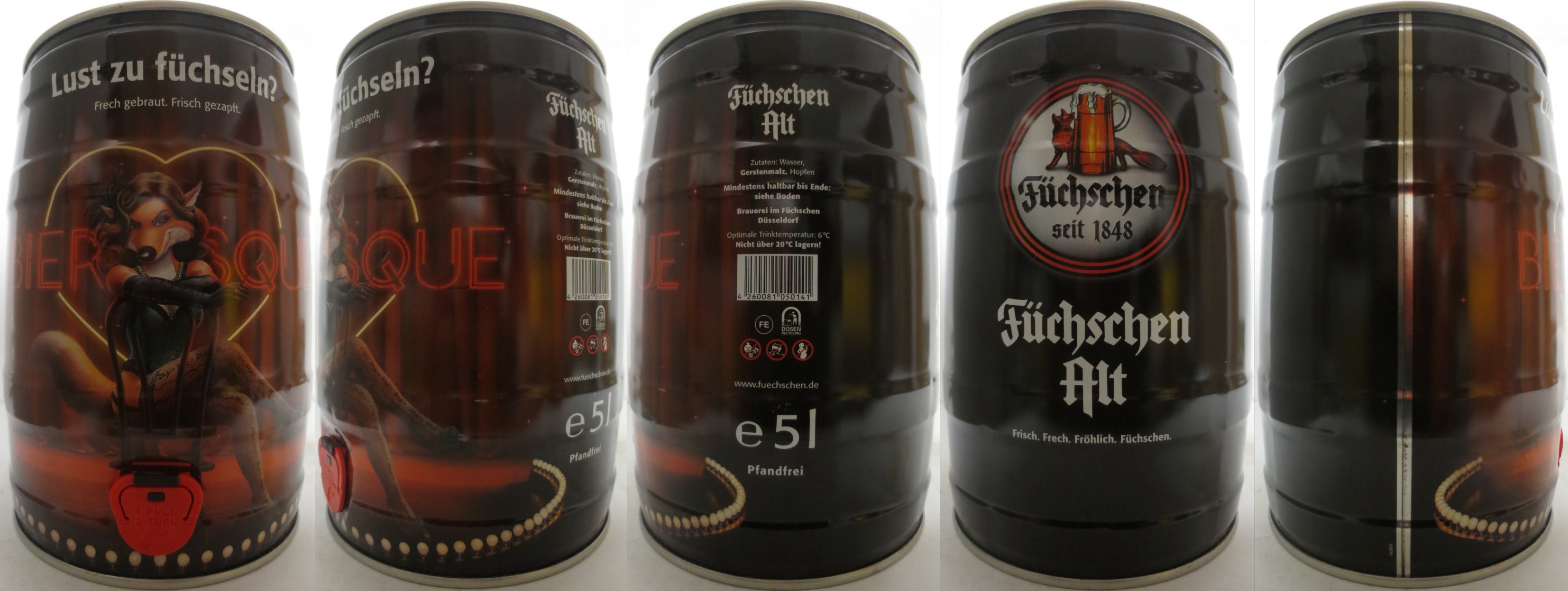 Füchschen Alt Lust zu füchseln? Frech gebraut. Frisch gezapft. (5L) Nr.1 