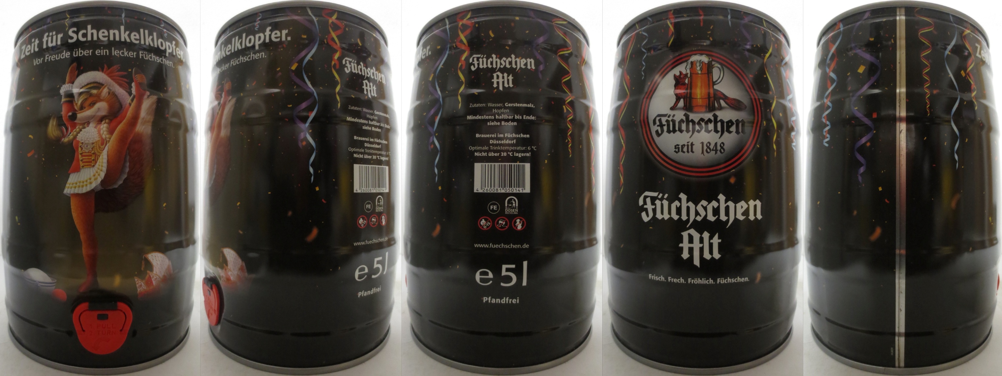 Füchschen Alt Zeit für Schenkelklopfer Vor Freude über ein lecker Füchschen (5L) Nr.1 