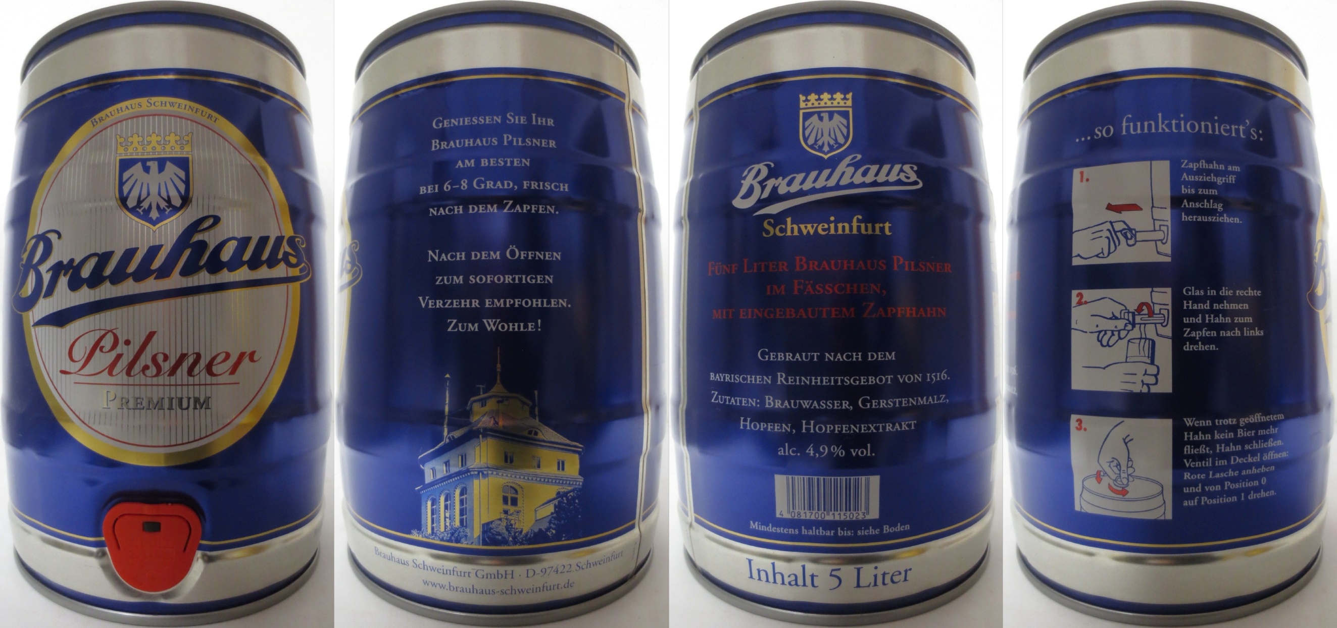 Brauhaus Pilsner PREMIUM (5L) Nr.1 