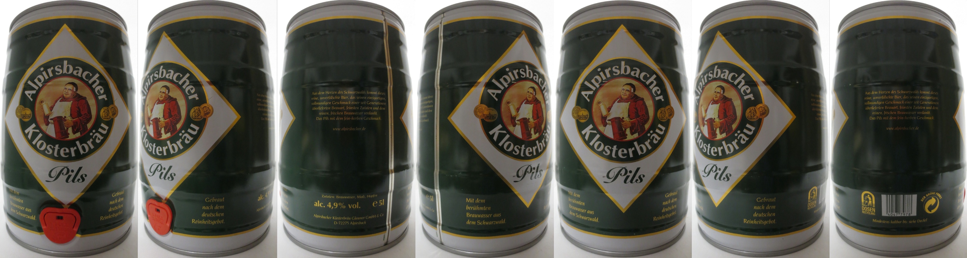 Alpirsbacher Klosterbräu Pils (5L) Nr.1 