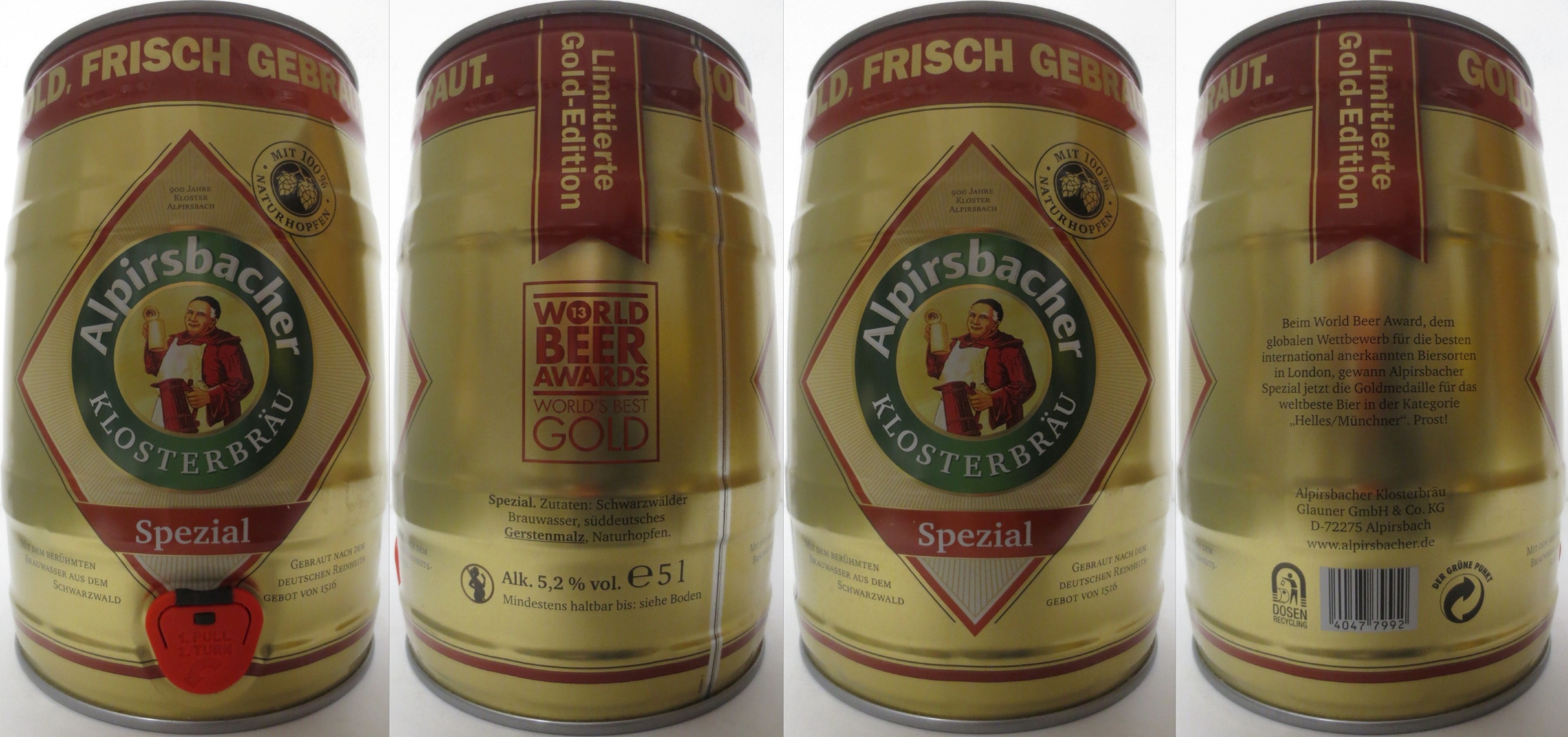 Alpirsbacher KLOSTERBRÄU Spezial (5L) Nr.4 