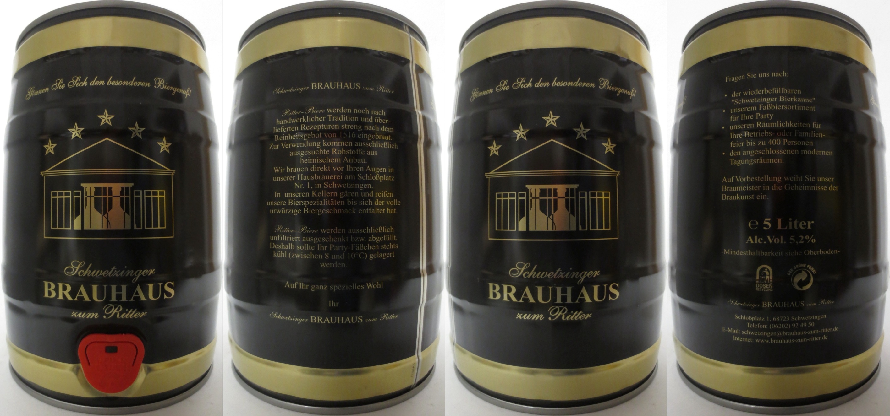 Schwetzinger BRAUHAUS zum Ritter (5L) Nr.1 