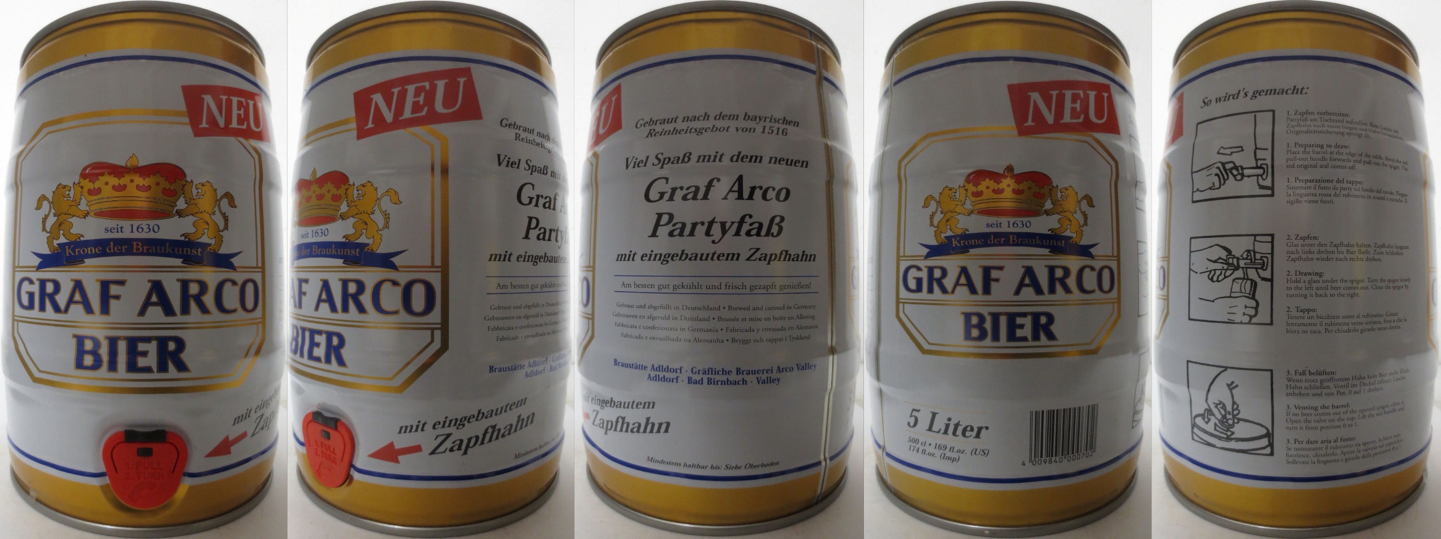 GRAF ARCO BIER NEU (5L) Nr.1 
