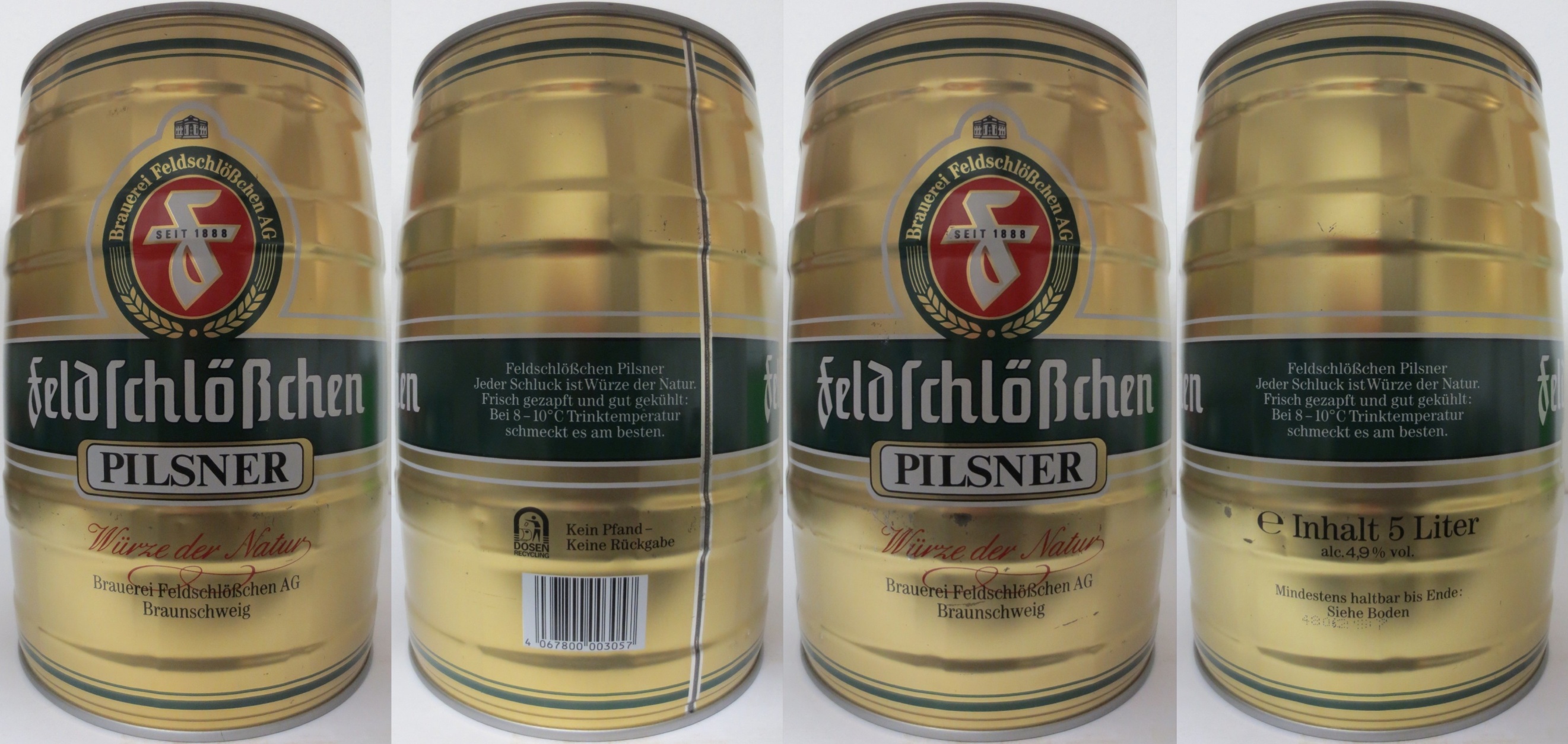 Feldschlösschen PILSENER Würze der Natur (5L) Nr.1 