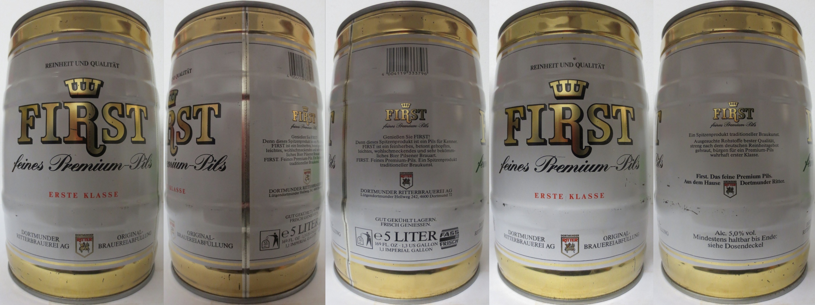 FIRST feines Premium-Pils ERSTE KLASSE (5L) Nr.1 