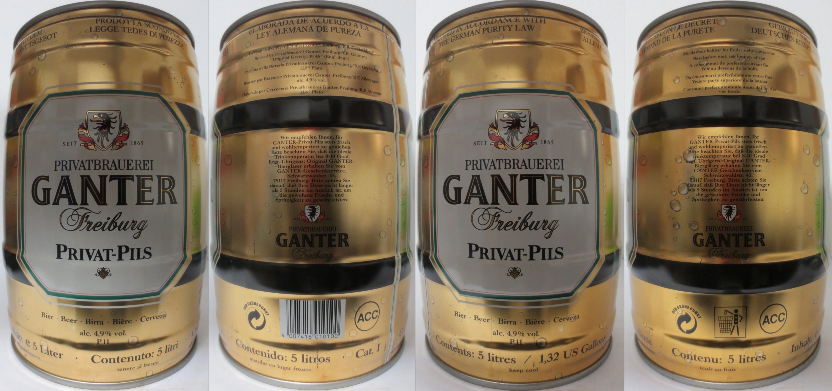 GANTER Freiburg PRIVAT-PILS (5L) Nr.4 