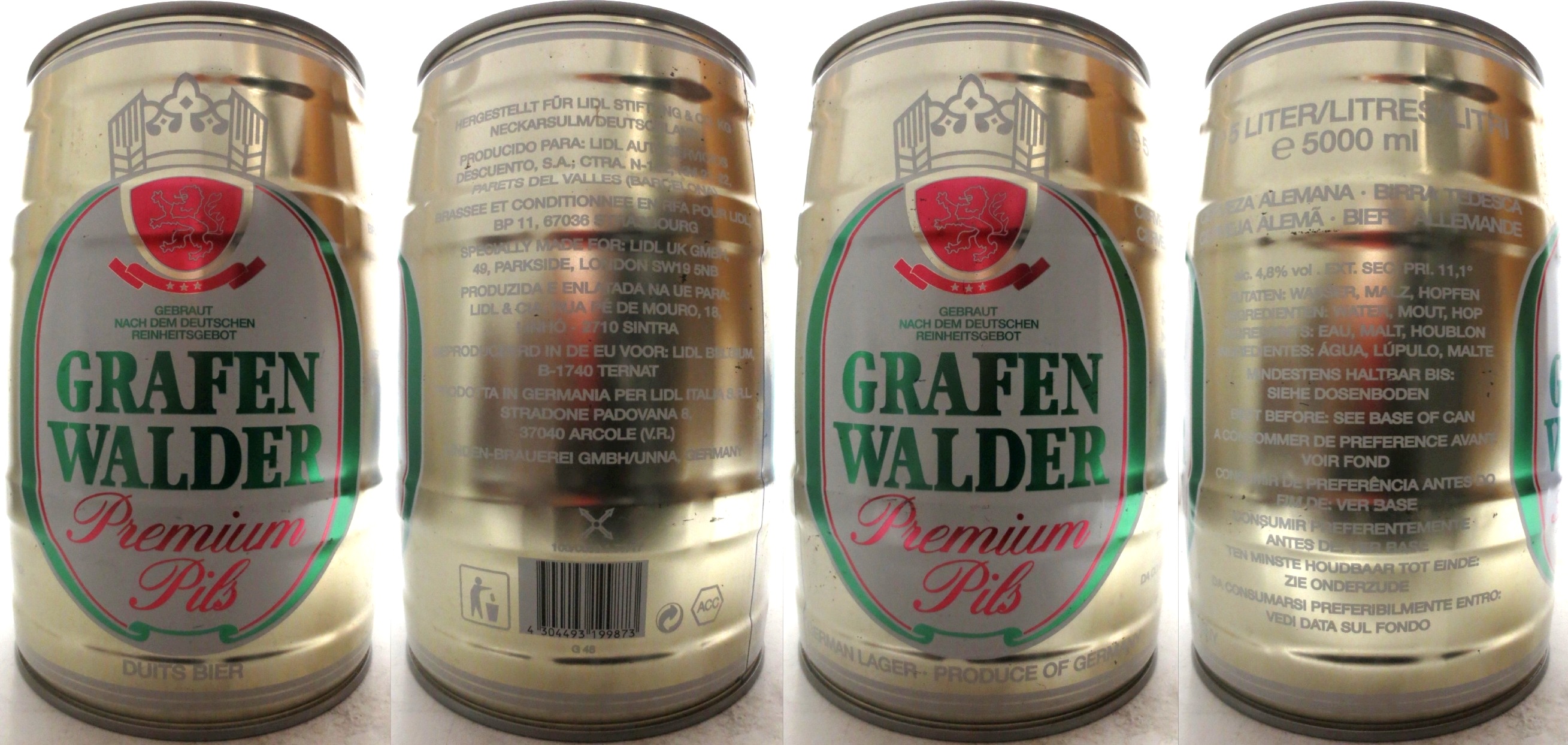 GRAFEN WALDER Premium Pils (5L) Nr.1 