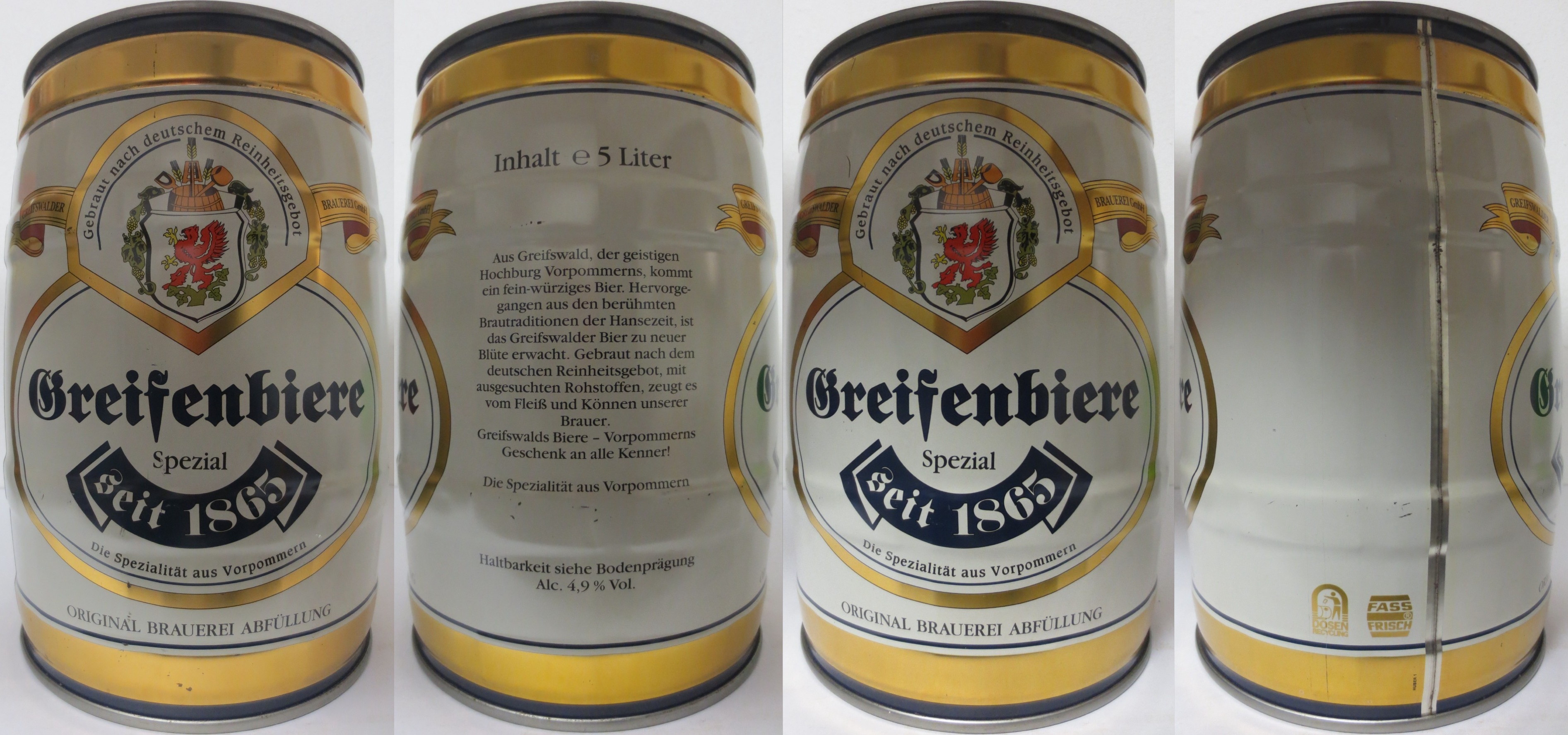 Greifenbiere Spezial seit 1865 (5L) Nr.1 