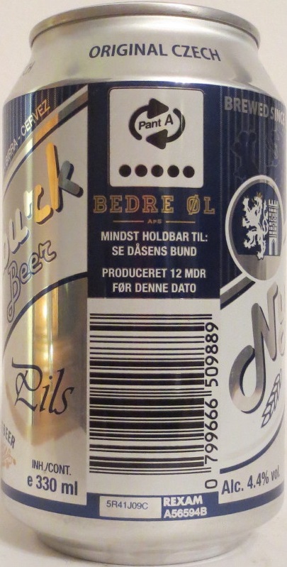 Nymburk Beer Pils EXPORT BEER (33cl) (B/O) č.1 