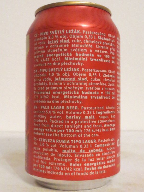 ORIGINÁL Litovel PREMIUM PIVO SVĚTLÝ LEŽÁK (33cl) 