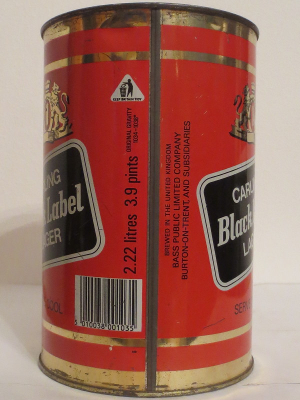 CARLING Black Label LAGER SERVE COOL (222cl) Nr.1