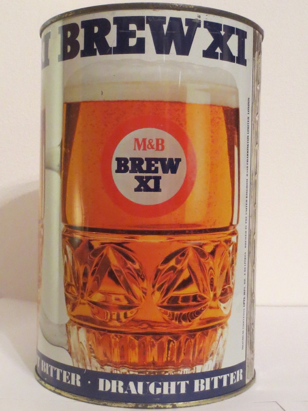 M & B BREW XI DRAUGHT BITTER (386cl) Nr.1