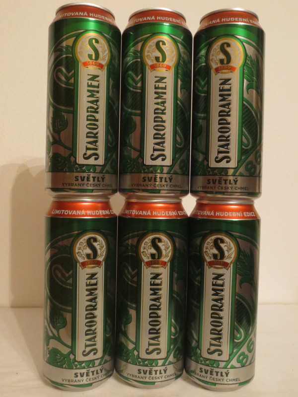 STAROPRAMEN kompletní série muziky 2015 (50cl) (B/O)