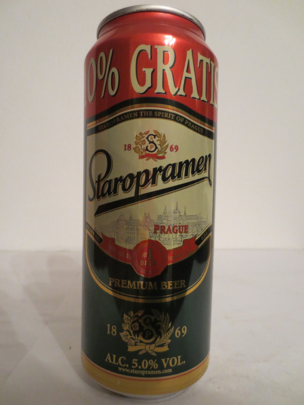 Staropramen PRAGUE PREMIUM BEER 10% GRATIS (50cl) (B/O)